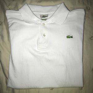 Classic Lacoste White Polo